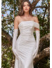 Ivory Jersey Fashion Wedding Dress